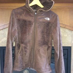 The North Face - Plush Full Zip - Brown - Size M